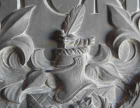 Coat of Arms in Welsh Slate
